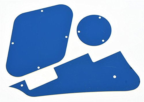 KAISH Gold Mirror LP Pickguard Back Control Plate Switch Cavity Covers for Epiphone Les Paul