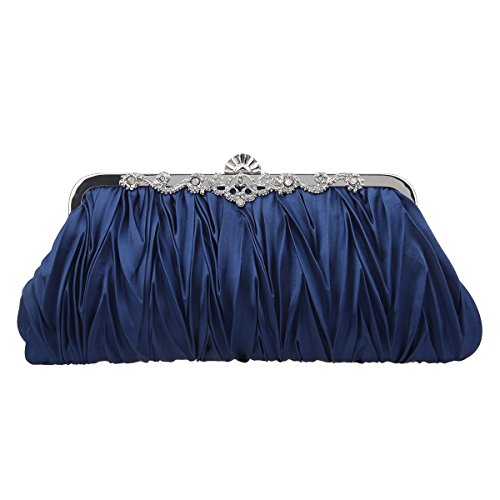 blue clutches purses