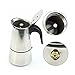 MAYMII 2 Cup/100ml Stainless Steel Moka Espresso Latte Percolator Stove Top Coffee Maker Pot