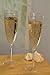 Lillian Tablesettings Hard Plastic 1-Piece Champagne Flute, 6-Ounce Capacity, Clear Plastic Champagne Glasses 8 Count (12378)