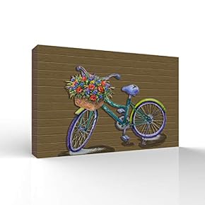 Bicycle Painting Wall Bedroom Living House