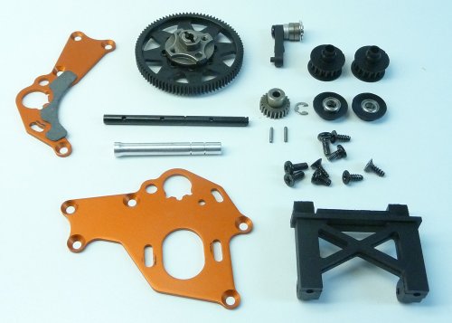 HPI Sprint 2 Flux MOTOR MOUNT / SPUR / PINION GEAR belt Vektor 5900kV 106159 by HPI Racing