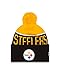 New Era Pittsburgh Steelers 2015 Sport Knit Cuffed Pom Knit Cap/Beanie