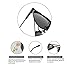 GAMT Fashion Metal Aviator Eyewear Flat Reflective Mirror Cateye Polarized Sunglasses (Rose Gold, 48)