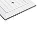 Franklin Brass Classic Beadboard (1-Pack) Decorative Light Switch Cover Wall Plates Pure White 4-Gang Wall Plate Quad Toggle Plate Guards Electrical Outlet Guard W35275-PW-C
