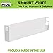 HIDEit 4 Original PS4 Mount – Wall Mount for PS4 Original (White) – Works with Limited Edition PS4 Original Consoles – Made in The USA and Trusted Worldwide Since 2009 – Search afterHIDEit on Socialthumb 1