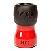 H2O4K9, Dog Water Bottle and Travel Bowl, 9.5-Ounce, Racecar Red