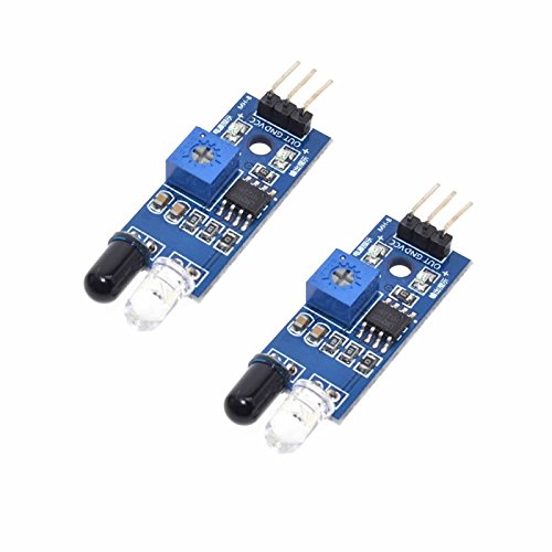 PiMill 2Pcs IR Infrared Obstacle Avoidance Sensor Module for Arduino Smart Car Robot