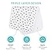 Baby Burp Cloths Set-5 Pack, Ultra Soft and Thick Absorbent Towels, Unisex for Boys and Girls, Newborns