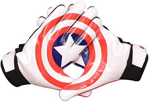 Lycos Gears NFL American Football Receiver Gloves (Captain America)