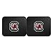 FANMATS 12296 NCAA South Carolina Gamecocks Back Row Utility Car Mats - 2 Piece Set, 14in. x 17in., All Weather Protection, Universal Fit, Deep Resevoir Design, Molded Team Logo