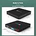 Beelink MII-V Mini PC,Quad Core Intel Celeron N3450 4GB LPDDR4/ 128GB SSD, Windows 10 Ultra-Thin Mini Computer with Fan，HDMI/VGA Ports,4K HD,2.4G/5G Dual WiFi,Gigabit Ethernet,BT 4.0thumb 1