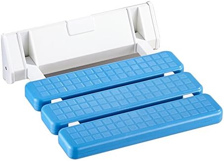Blue Folding Seat/Wall Chair Bath Shoe/Stool Bench/Wall Stool/Old Man/Disabled/Pregnant Woman Bath/Shower Stool/Stool/Folding Stool(328320mm)