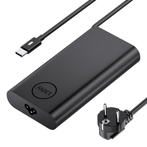 130W USB C Charger Compatible with Dell XPS 15 17 2in1 9500 9510 9520 9530 9575 9700 9710 9720 9730 Precision 5530 2in1 5550 5570 5750 3550 3551 3560 3571 5470 Latitude Type C Power Adapter