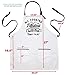 MY COOKING IS SO FABULOUS EVEN THE SMOKE ALARM CHEERS ME ON -100% Cotton Thick White Apron with 2 Tone Black Pockets - Adjustable Strap - Unisex - Great for Outdoor/Indoor Cooking - Perfect Funny Gift