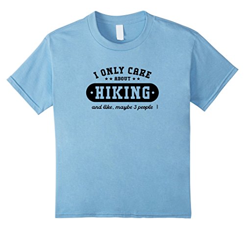 Kids i only care about hiking funny gift t-shirt 12 bab…