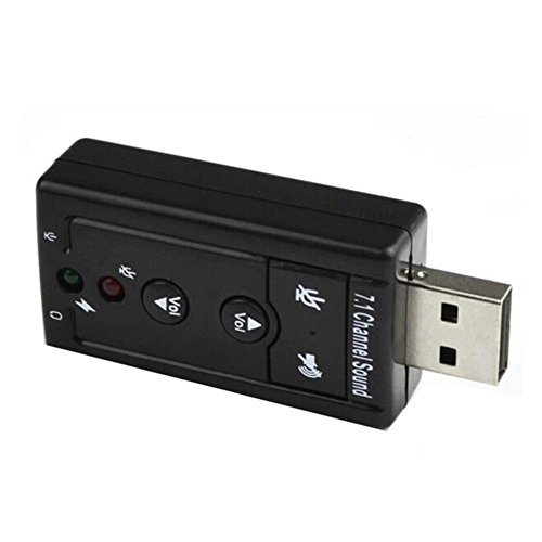 DSYJ 7.1 Channel USB External Sound Card Audio Adapter 2 Pack