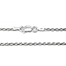 925 Sterling Silver 2MM Rope Chain Lobster Claw Clasp 30 Inch