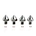DIKAVS 4PCS 3D Printer Precision Nickel plating M6 Nozzle 0.2mm/0.3mm/0.4mm/0.5mm For 1.75MM MK8 Makerbot Ultimaker UM2 E3D