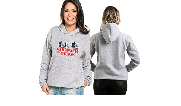 stranger things moletom com capuzs amazon
