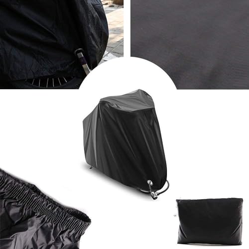 Waterproof Bike Cover Heavy Duty Oxford Bicycle Cover with Double stitching Heat Sealed Seams, XL for 1-3 Bikes Protection from UV Rain Snow Dust for Mountain Road Electric Bike Hybrid Outdoor Storage