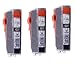 3 Pack - Toners & More Compatible Gray Inkjet Cartridge for CLI-226 CLI226, CLI-226GY Gray, Compatible with PIXMA MG6120, MG8120, MG8120B, MG6220, MG8220