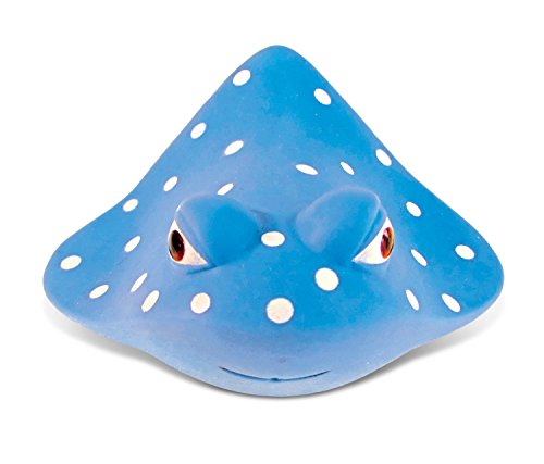 Puzzled Manta Ray Rubber Squirter Bath Buddy Bath Toy - Ocean  Sea Life Collection - 3 INCH - Affordable Gift For Your Little One - Item #2774
