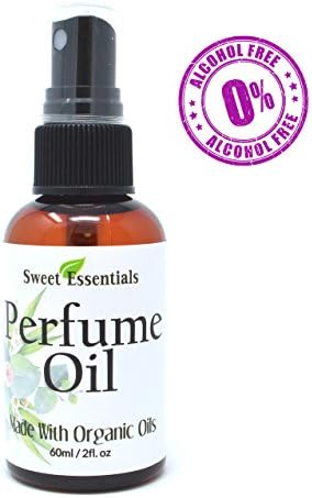 Sweet Essentials Lavender Musk | Fragrance/Perfume Oil | 2oz Made with Organic Oils - Spray on Perfume Oil - Alcohol & Preservative Free