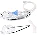 Universal Type Cool Mist Inhaler Accessories Tubing, 2 Mask, Mouthpiece, Cup for Adult
