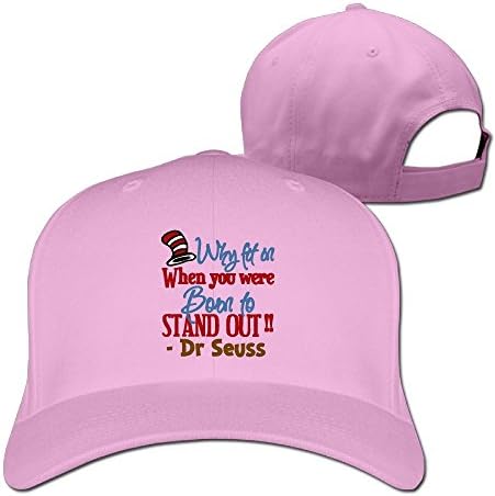 YYQON Peaked Cap Why Fit In When You Were Born To Stand Out Sportspainting Golf Running Fishing Baseball Cap Mesh Hat