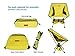 Trekology YIZI GO Portable Camping Chair with Adjustable Height - Compact Ultralight Folding Backpacking Chairs in a Carry Bag, Heavy Duty 300 lb Capacity, for Hiker, Camp, Beach, Fishing, Outdoor