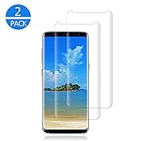 Galaxy S9 Plus Screen Protector,[2-Pack] Cafetec Tempered Glass Screen Protector with [9H Hardness][Easy Bubble-Free Installation][Anti-Scratch] Compatible with Samsung Galaxy S9 Plus.