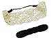 BONAMART ® Flower Lace Hoop Elastic Hairbands Headbands Accessory + Magic Hair Bun Sponge Maker Styling Tool f Women Girls