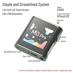 SHANLING M0 Pro MP3 Player,Portable Hi-Res Music