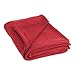 DII Luxury Fleece Blanket, Twin/Twin X-Large, Claret Red, 1 Piece