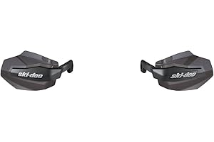Ski-Doo Transparent Hand Guards Dark Smoke for REV Gen5, Neo, REV Gen4, XS, XM, XP, XR, XU, 860202474