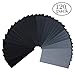 Coceca 120pcs Wet Dry Sandpaper 120 to 3000 Assorted Grit Sandpaper for Wood Furniture Finishing, Metal Sanding and Automotive Polishing,