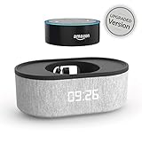 i-box Roost Bedside Alarm Clock and Speaker Dock for Amazon Alexa Echo Dot (2nd Generation)