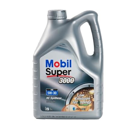 Mobil 1 150944 Leichtlaufmotorenöl Super 3000 XE 5W-30, 5 Liter