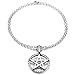 INBLUE Men's Stainless Steel Pendant Necklace Silver Tone Pentagram Pentacle Star -With 23 Inch Chain