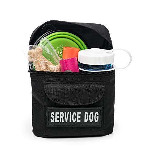 Industrial Puppy Service Dog in Training Vest Harness Saddle Bags with