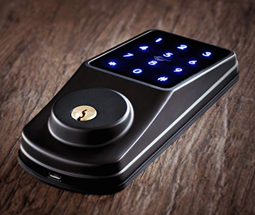Smart Door Lock, Keyless Entry Door Lock with Digital Keypad, Code, App, IC Card, Mechanical Key, Smart Deadbolt Lock… - Image 2
