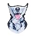 JIUSY 3D Animal Neck Gaiter Warmer Windproof Face Mask for Ski Halloween Party