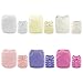 ALVABABY Baby Cloth Diapers One Size Adjustable Washable Reusable for Baby Girls and Boys 6 Pack with 12 Inserts 6BMZ01