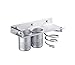Cavoli Hair Blow Dryer Holder Wall Mounted,Space Aluminum, Bathroom Hanging Rack Organizer with 2 Cups