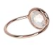 Moonstone 18k Rose Gold Clad Wholesale Gemstone Round Ring