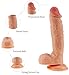 9.4″Realistic Dildo Adult Sex Toy Female/Male/Couple, G Point and Anal Massager（Jackey’s Power Dick）thumb 4