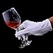 White Soft Cotton Gloves,Large Size for Work/Lining Glove,Coin Jewelry Silver Inspection Gloves(6 Pairs)