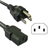 Insignia 3-Prong Power Cord LCD LED Plasma TV AC Replacement Cable Flat Screen 6