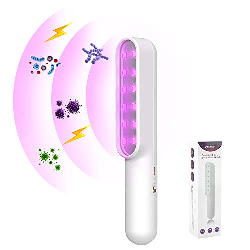 UV Light Sanitizer, UVC Light Sterilizer, Portable UV Wand for travel